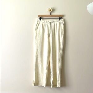 Avia Cream Track Pants Relaxed Fit Joggers